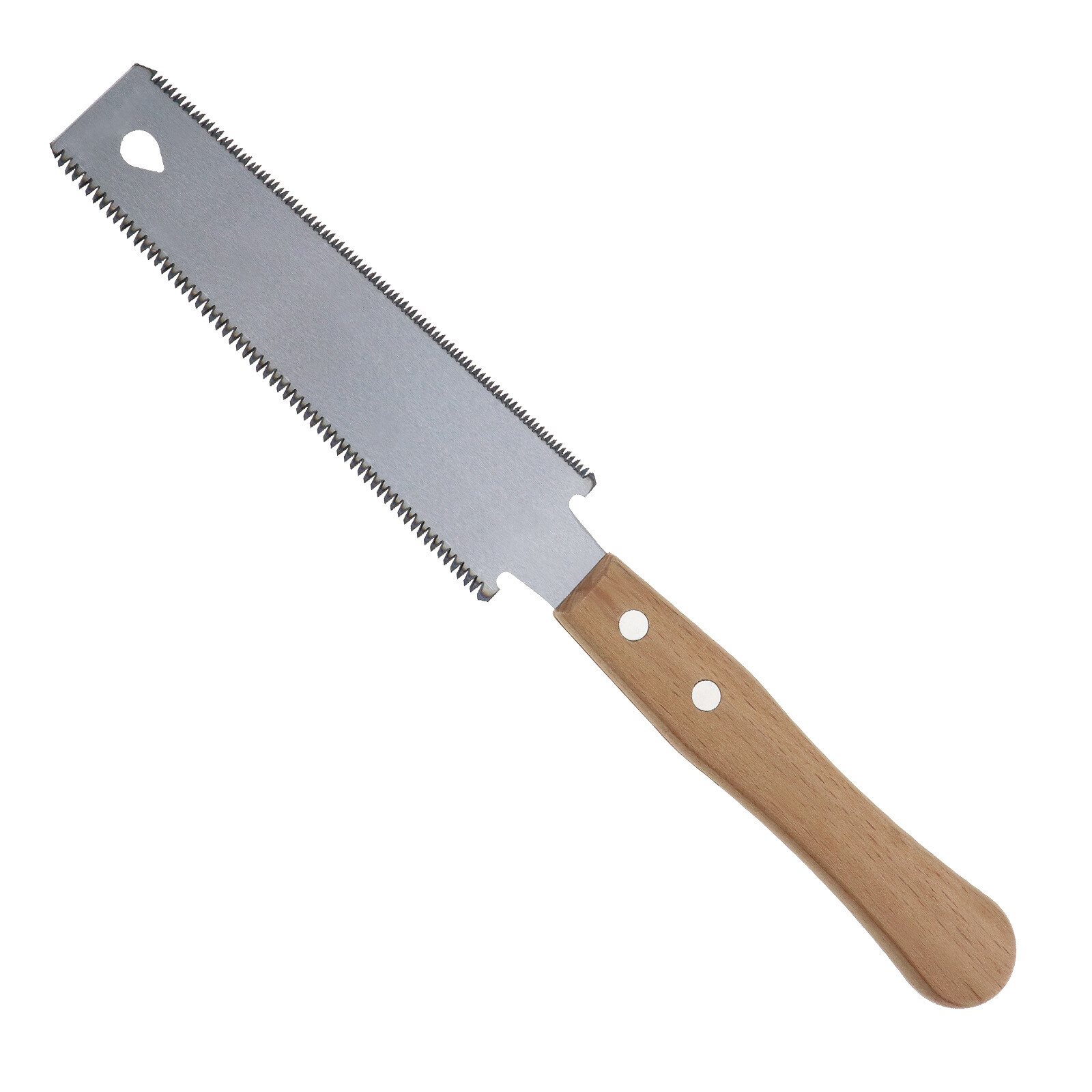Japanese Hand Saw Double Edged 12/17 TPI Flush Cut Saw Woodworking Tool