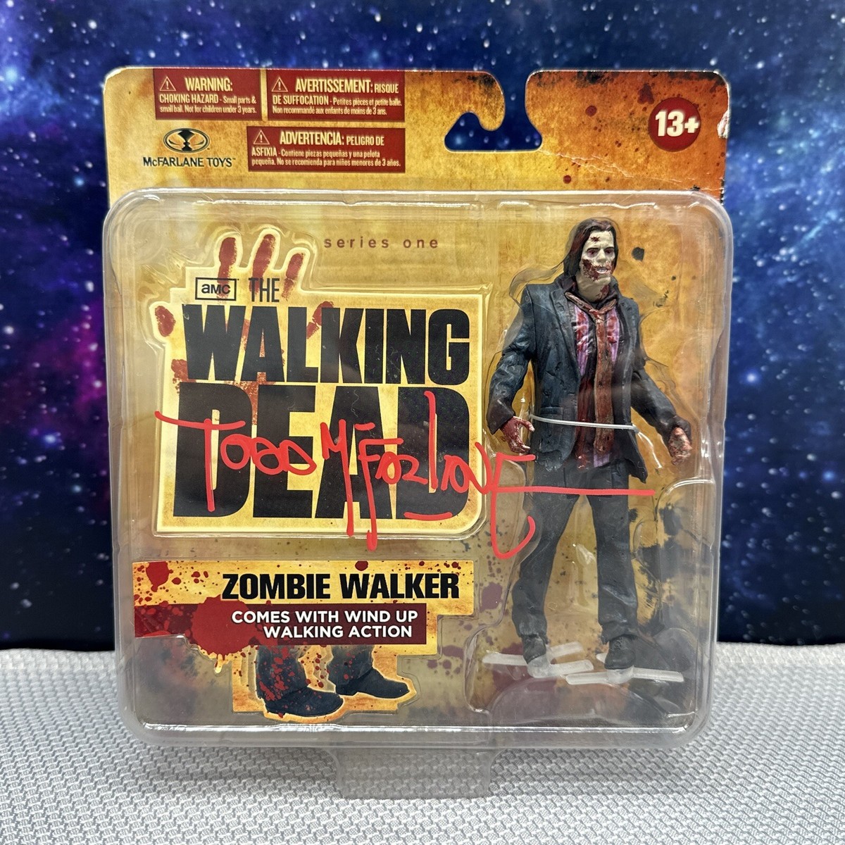 Todd McFarlane Signed Walking Dead Comic Series Zombie Walker
