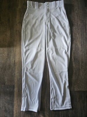 Champro Open Bottom Solid Baseball Pants, White, Adult Medium