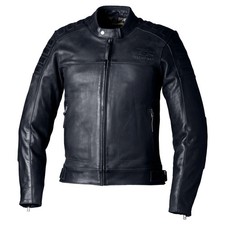 Image of RST IOM TT Brandish 2 CE Motorcycle Motorbike Leather Jacket Black