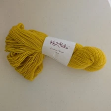 Knit Picks Preciosa Tonal Canary Yarn Worsted 100% Merino Wool Estate Sale