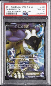 Raikou EX 071/069 Dark Rush Full Art Secret Rare