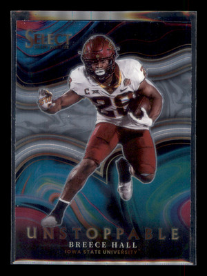 2022 Panini Select Draft Picks - Unstoppable Breece Hall #US-BH (RC)