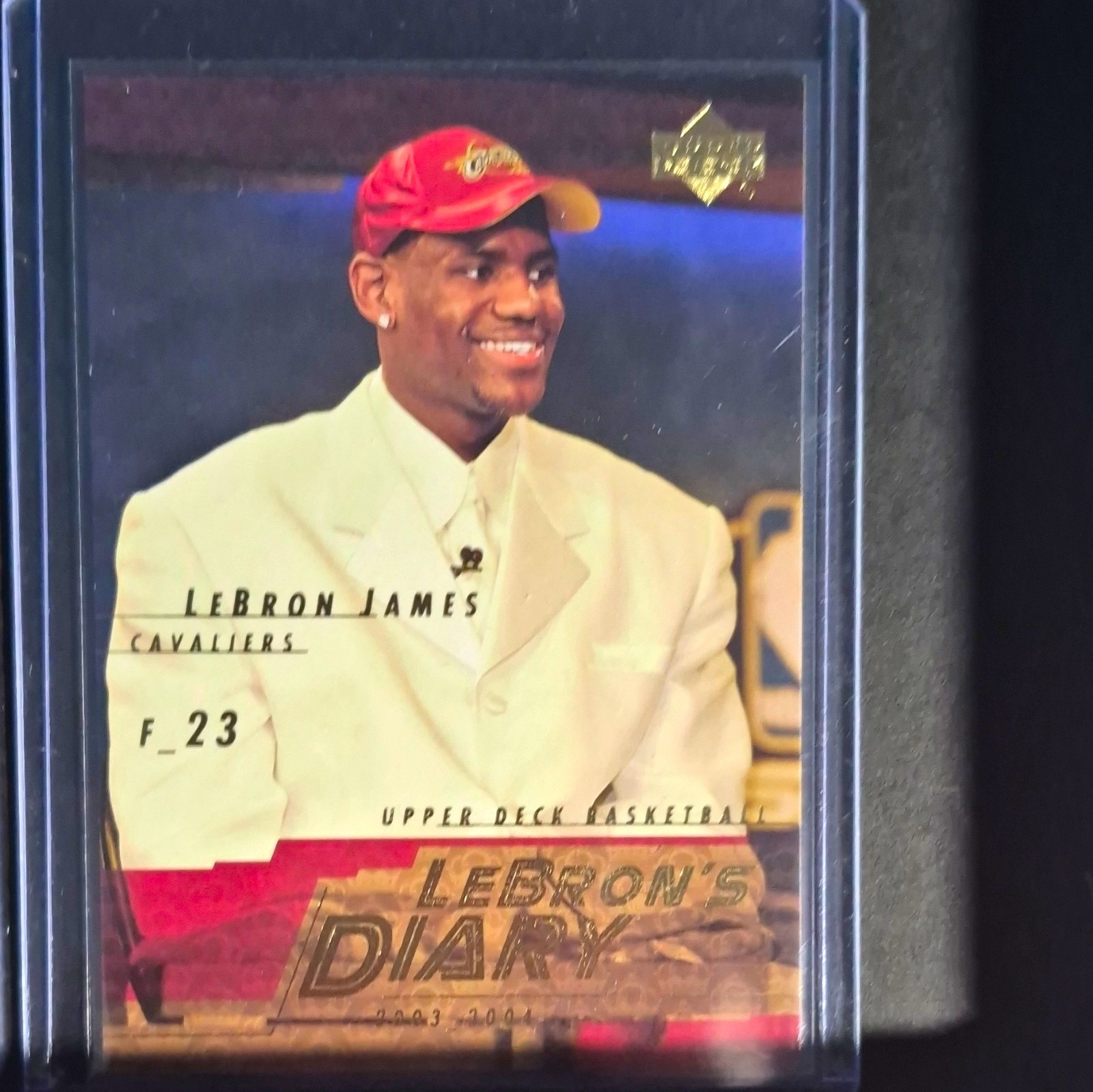 Upper Deck 2003-04 LeBron's Diary LeBron James #F-23 Cavaliers Insert