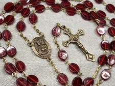 Beautiful Rosary St Therese Of Lisieux Prayer Religious Christian Gift C10