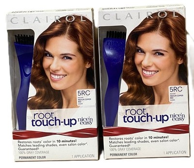 2 of  Clairol Root Touch-Up Permanent Cremes -#5RC Medium Copper Red