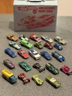 Vtg Multiple  Years MATTEL HOT WHEELS Red LINE COLLECTORS CASE INCLUDES 24 CARS!