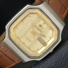 ORIENT CRYSTAL AUTOMATIC 46941 JAPAN MENS VINTAGE ORIGINAL DIAL WATCH a703429-1