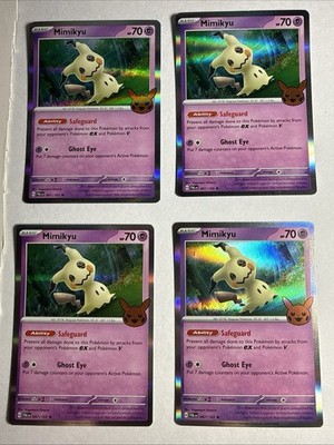 4x Mimikyu 097/193 Pokemon Card Pokémon TCG Holo