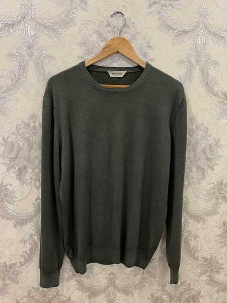 Men Gran Sasso Sweater Khaki Wool 42 / XL / 50