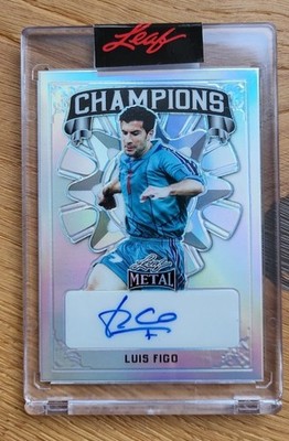 2022 Leaf Metal Champions Luis Figo Auto /30
