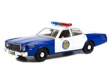 1975 Plymouth Fury Osage County Sheriff Blue/White 1/24 Diecast Car Greenlight