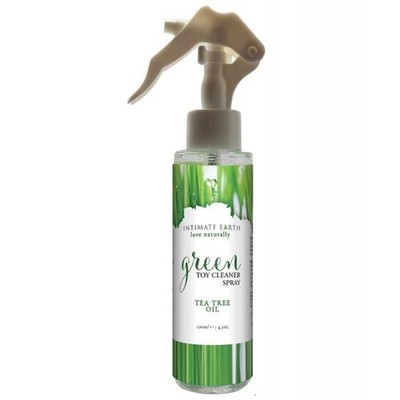 Intimate Earth Toy Cleaner Spray - 4.2 oz Green Tea Tree Oil