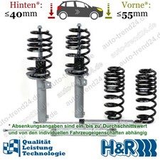 Cup-Kit Fahrwerk 55mm & 40mm Tieferlegung u.a.: VW EOS 1F7 1F8 Bj. 2006-2015