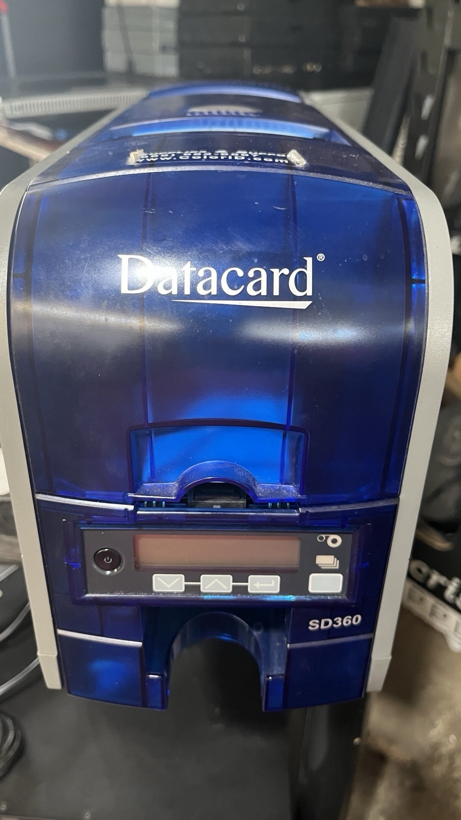 Datacard SD360 PX30 DUAL Side Color Card Stampante USB, Ethernet - Per Ricambi Leggi.
