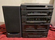 Goodmans System 2850 HIFI Record Tape CD Stereo Faulty Broken Cover 1 Speaker