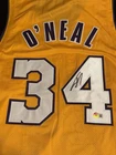 Shaquille O'Neal Los Angeles Lakers #34 Signed Basketball Jersey BAS Auth
