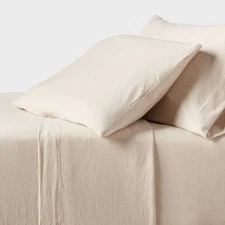 Queen Jersey Sheet Sets Heather Oatmeal - Threshold