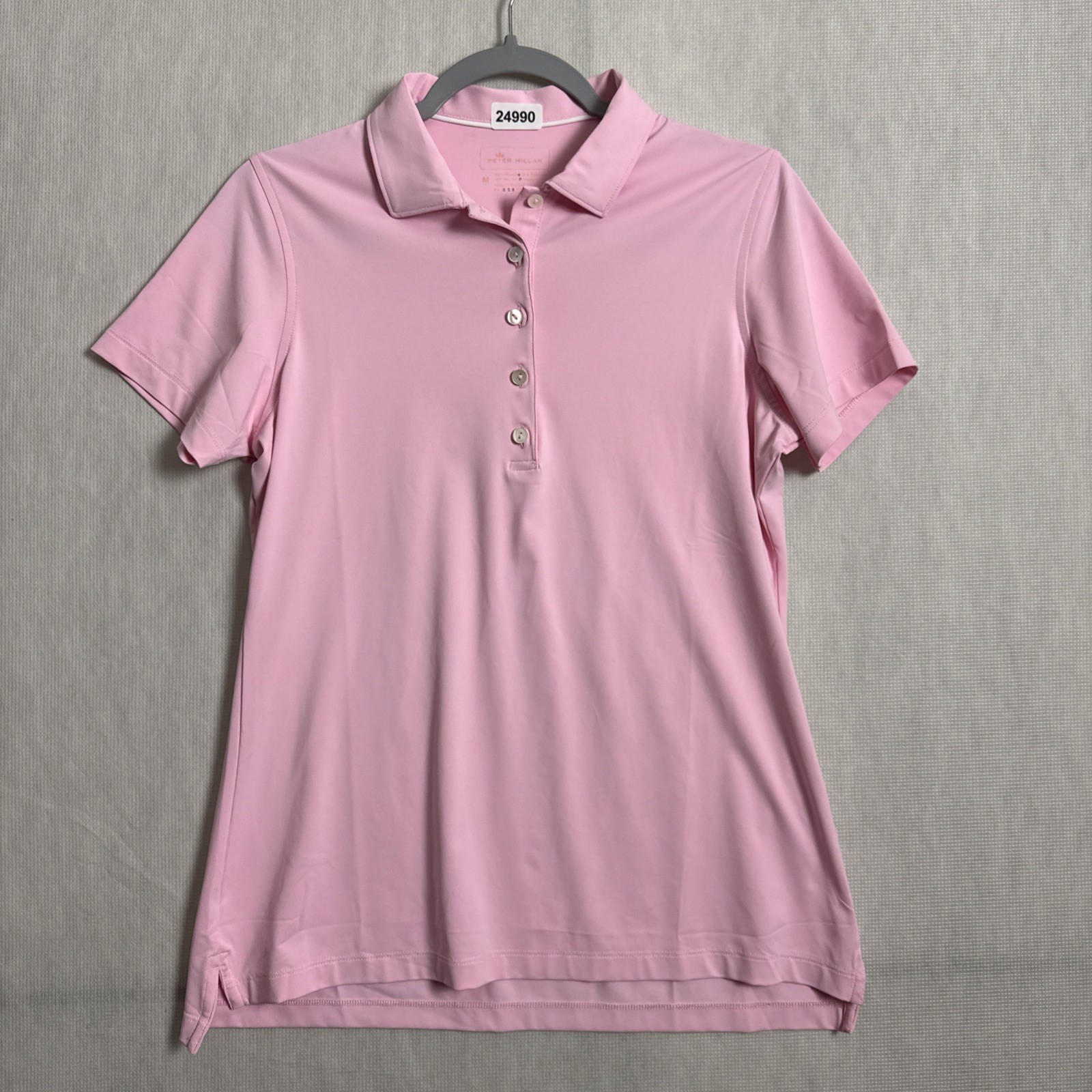 Peter Millar Women's Size Medium Solid Pink Short… - image 1