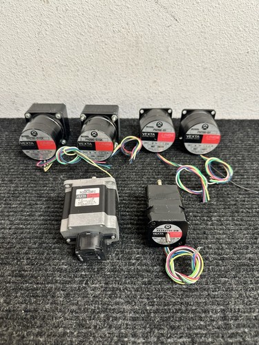 Lot Of 6 Vexta Stepping Motors 2-Phase Tested Working Oriental Motor