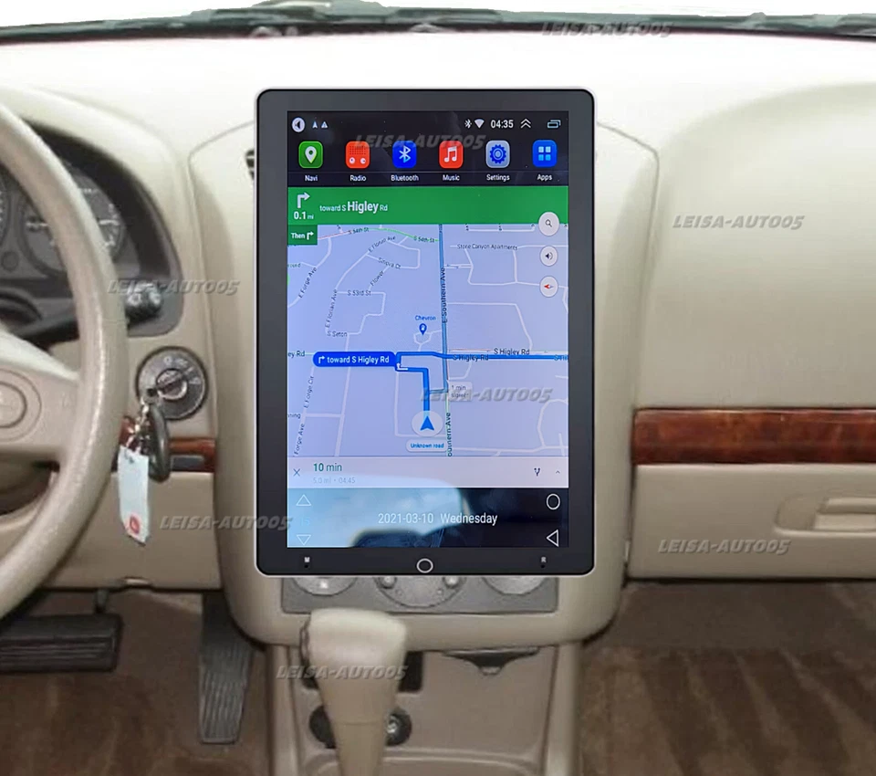 10'' Carplay For Chevrolet Malibu 2004-2007 Car Stereo Radio GPS Navi Android 13 Foto 2 de 4