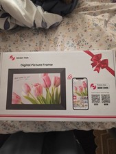 Frameo 102K Digital Picture Frame Black Wi-Fi Wireless Photo Display