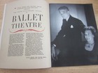 1949-1950 THE BALLET THEATRE FOUNDATION NEW YORK ANNUAL MAGAZINE - GREAT PHOTOS — photo 3