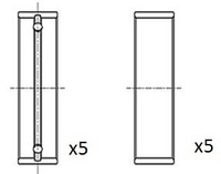FAI AutoParts BM1041-STD Kurbelwellenlager FüR Aro,Dacia,Mitsubishi,Nissan,Opel,