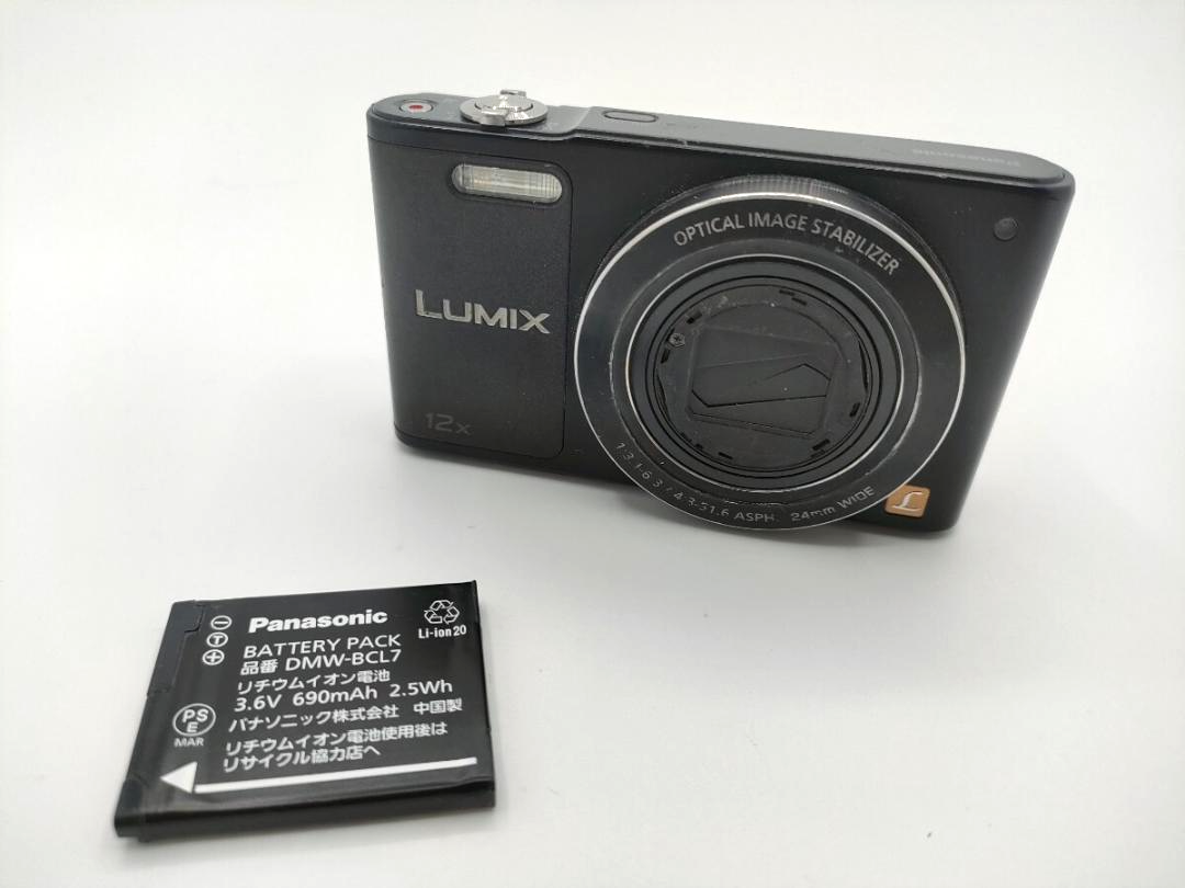 Panasonic LUMIX DMC-SZ10 Black Digital Camera 12x Optical