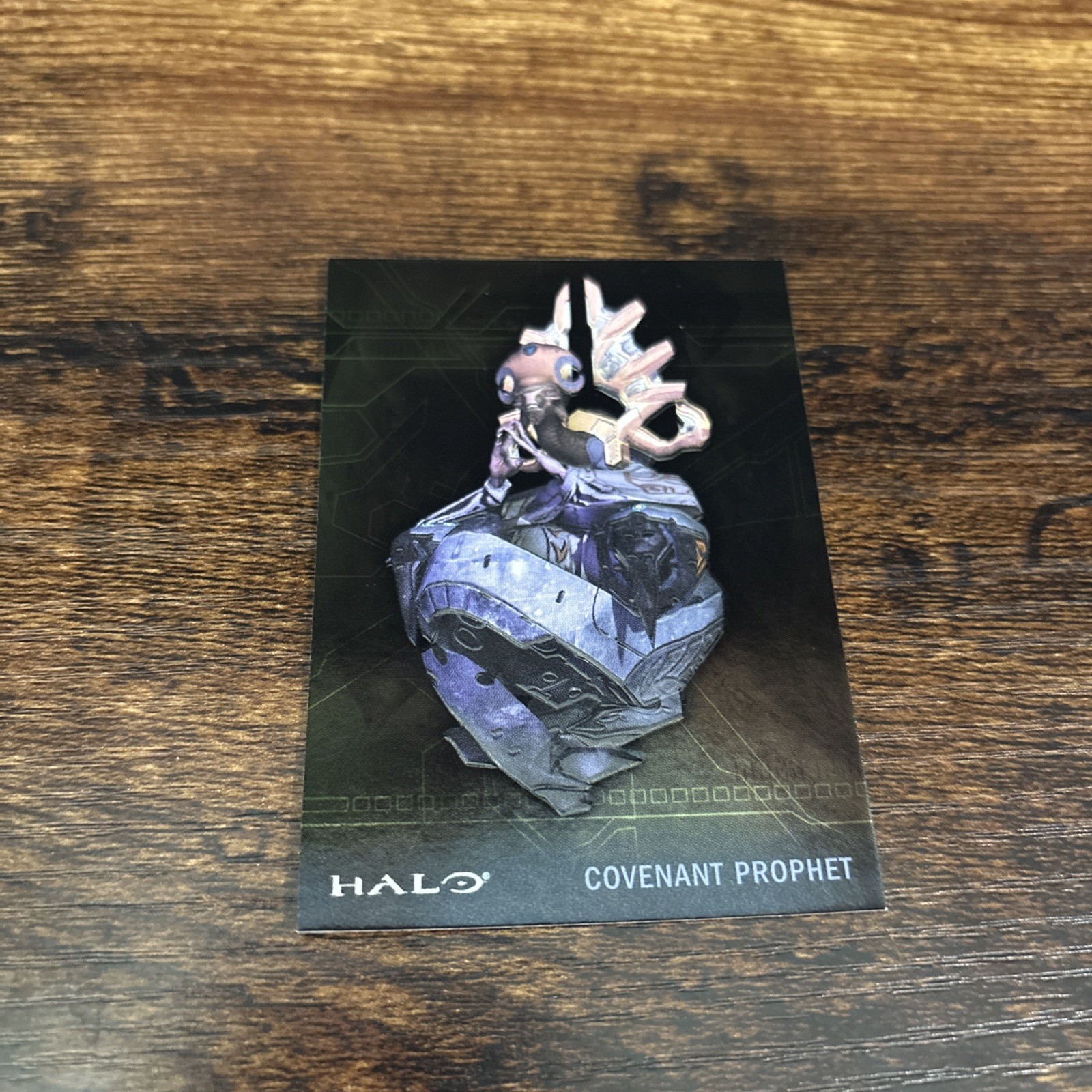 2007 Topps Halo Embossed Foil Card Covenant Prophet 6 of 10.