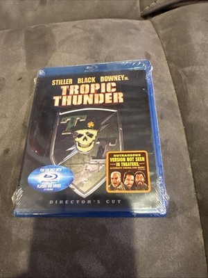 Tropic Thunder (Blu-ray Disc, 2008, Directors Cut Brand New Sealed !