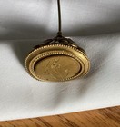 Vintage Antique Art Deco Hat Pin Filigree Brass Stamped Design 40’s — photo 2