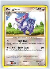 Purugly 36/130 Rare Diamond & Pearl Pokemon Lightly Played on eBay