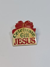 Celebrate The Gift Of Jesus Lapel Pin