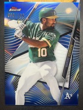 2020 Finest Blue Refractor Marcus Semien 99/150 Oakland Athletics MINT