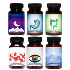 1x Natural Probiotic Supplement, Sleep Aid, Eye & Vision Support,