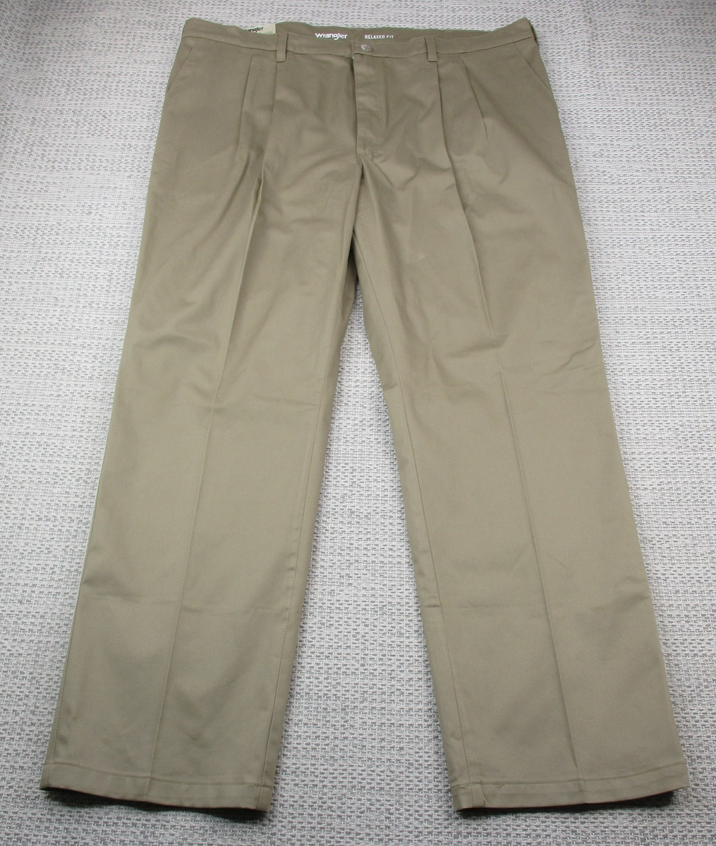 Wrangler Pleated Khaki Pants Timber Creek By Wrangler Khaki