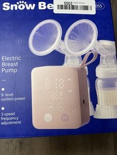 Snow Bear F5055 Electric Double Breast Pump 9-Level Suction 3-Speed New In Box