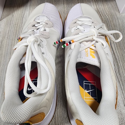 Nike Court Air Zoom GP Turbo Tenis Blanco/Dorado Mujer Talla 10 Nuevo CK7580-150 - Imagen 5 de 7