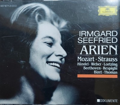 IRMGARD SEEFRIED ARIEN Mozart Strauss Handel Weber DG 2 CD Set