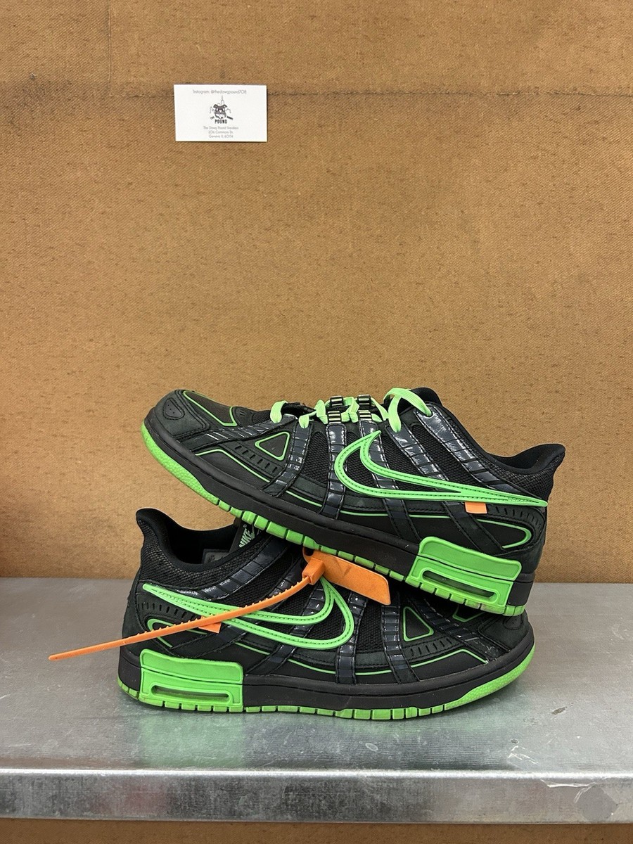 Size 12 - Nike Air Rubber Dunk x Off-White Low Green Strike