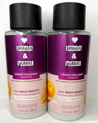 Love Beauty and Planet 5in1 Multi-Benefit Conditioner Vegan Keratin Collagen PK2