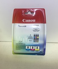 Original Canon CLI8 Multipack CMY 0621B029 iP3300 iP3500 iP4300 iP4500