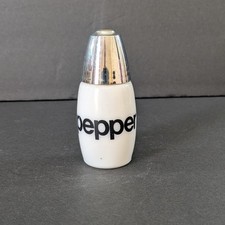 Vintage Corelle Gemco White Pyrex Single Replacement Pepper Shaker
