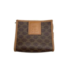 CELINE Macadam Coin Case PVC Allover Pattern Ladies