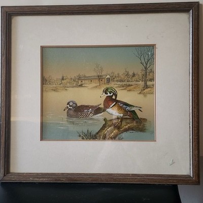 K. Smith Mallard Duck Painting