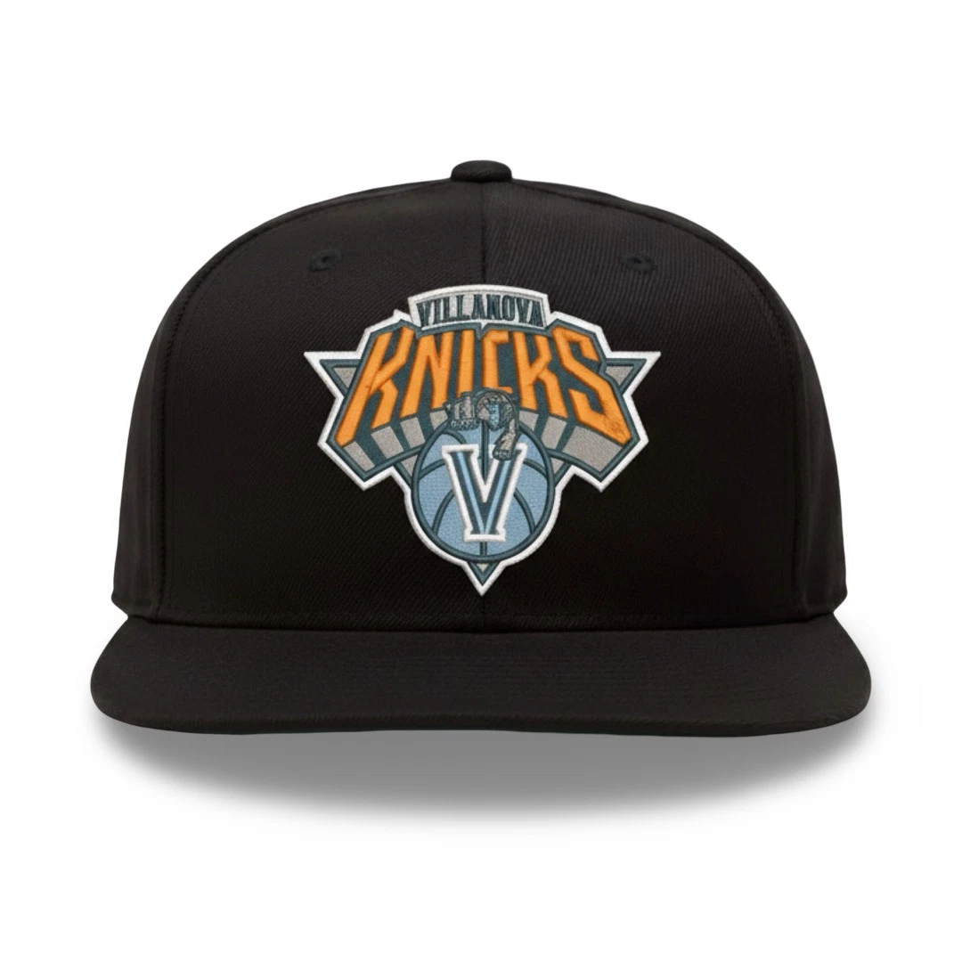 Villanova Knicks Nova Knicks Unisex Black Snapback Hat Cap