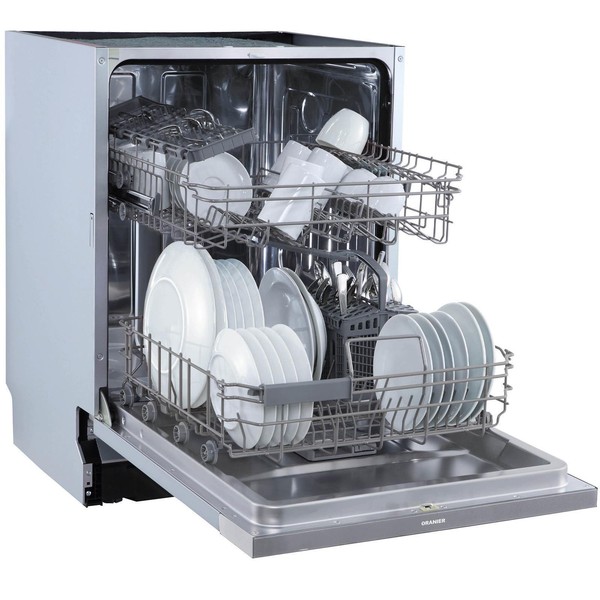Oranier Einbau GeschirrspüLer 60 Cm 6 Programme Teilintegrierbar FüR 12 Gedecke-image