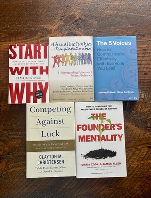 Adrenaline Junkies Template Zombies The 5 Voices Business Entrepreneur Book Lot
