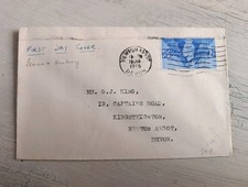 GB FDC FIRST DAY COVER 1946 KGVI KING GEORGE VI PEACE & VICTORY 2 1/2D